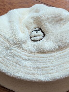 Cream Terry Bucket Hat